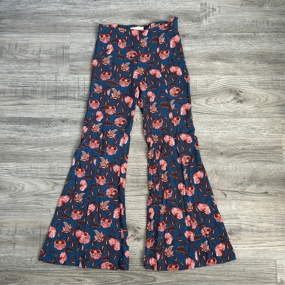 Anthropologie Drapery Flare Pants, Bell Bottom Style Sz 0‎